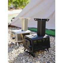 화목 난로 캠핑 나무 난방 장작 난로 야외 장작 보일러, 단일사이즈, RS-013A+수납가방+1.63m연통