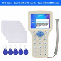 휴대용 전자키 복사기 주파수 RFID 복사기 125KHz Key Fob NFC 리더 라이터 프로그래머 13.56Mhz IC 쓰기, 02 Style B