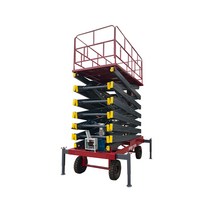 고소 작업대 유압 고정 차량 사다리 작업 시저 리프트, 상세이페이지 참고, 500kg 4미터 380V220V 두가지옵션