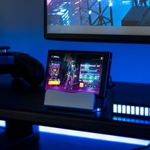보조모니터 qhd 노트북 듀얼 모니터 세로모니터 3.5 인치 IPS 보조 화면 c형 컴퓨터 CPU GPU ram용 날짜 네트워크 시간 날씨 온도 부하, [02] Black