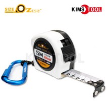 제스트 초광폭 줄자 28mm x 5M 양면줄자 Z-TM2850 카라비너 벨트클립 자석부착 광폭줄자 비너 ZEST