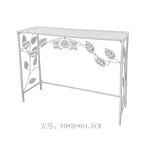 철제 다육이 진열대 화분 받침대 거치대 베란다 카페, MJ018 나비 - 라지 올드 화이트