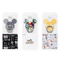 디즈니 미키마우스 스마트폰 핑거 스트랩 아이링, 1, Mickey 아이링3