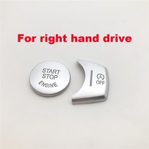 Angelguoguo-자동차 경고등 버튼/핸드 브레이크 자동 H/시작 중지 엔진 버튼 노브 커버 BMW 5 GT5 6 7 시, 06 Right hand drive