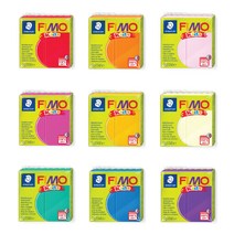 FIMO 피모 키즈 24색 색상선택/폴리머클레이 오븐점토, ♡키즈 9번 블랙