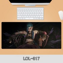 게이밍 장패드 롤 LOL 디자인 마우스 패드 79종 시리즈 리그 오브 레전드 장패드 3-4mm 두께, LOL-317, 900*300*3mm