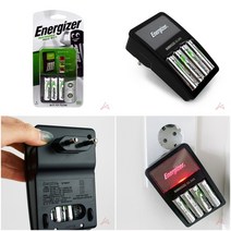 LED 충전기 에너자이저 6배 충전지 AA 4개 세트 밸류충전기 벨류충전기