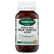 New ZeaLand 직구 톰슨 원 어 데이 밀크 시슬 42000mg Best Quality 비건 Oil-Free 60cap 1PACK, 수량, 상세참조