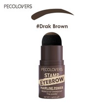 PECOLOVERS-원스텝 아이브로우 스탬프 쉐이핑 키트 아이 브로우 젤 10 개 재사용 가능한 눈썹 스텐실 브러쉬 메이크업, [02] 02 no eyebrow card, 02 02 no eyebrow card