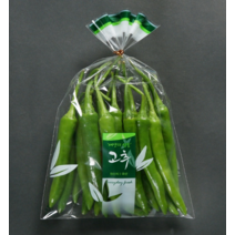 숨쉬는 기능성 야채포장 고추 200매 TB-C-31 채소 농산물 봉투 비닐, 1개, 1개