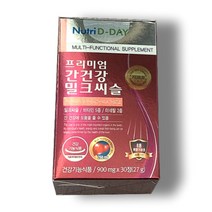 뉴트리디데이 프리미엄 간건강 밀크씨슬, 30정, 4개, 30정