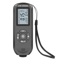 도막 피막 두께 측정기 게이지 HW-300S 자동차 페인트 테스터 디지털 0-2000UM 필름 분말 전문 수동 측정, 02 Black_02 Vertical Screen