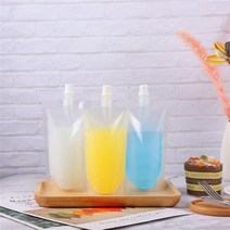 스파우트 주스 음료 파우치 음료팩 200ml, 4개