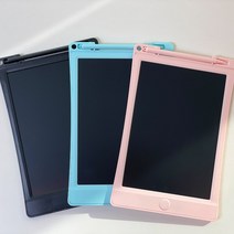 LCD 전자 칠판 노트 메모 장 모드 그림 패드 메모보드 낙서판 그림판 메모패드, 블랙(10)