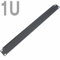 허브랙서버랙 케이블 매니지먼트 판넬1U블랙 PC 부품 스 전용 액세서리, 1개