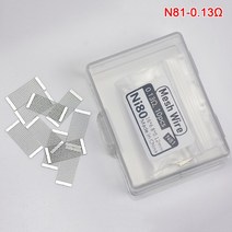 와이어메쉬 1 세트 DIY 도구 키트 메쉬 코일 저항 와이어 0.6ohm 0.13ohm RPM 2 히터 코어 재건 키트138701, As Pictures Shown, 01 As Pictures Shown