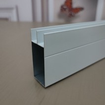 선홈통 측구 지붕 처마 상자홈통 우수관로 밴딩 빗물, 80cm 화이트 홈