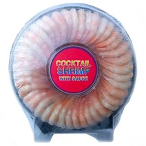 힘찬푸드 칵테일새우 새우살, 1팩, 쉬림프링&소스 453g