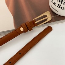 블루씨티 무광 볼디 라인 레더 가죽 벨트