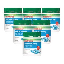 헬써리즈(Healtheries) 헬써리즈 피쉬오일 (오메가3) 1000mg 200캡슐 X 6개, 1200캡슐, 1세트
