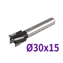 우진초경 루터날 보링비트 30mm 샹크10 목재타공