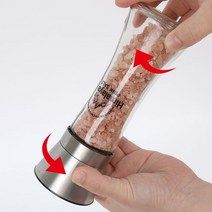 4단조절 핑크 소금 후추 그라인더 솔트 통후추 통깨 분쇄기 페퍼밀 180g, 단품, 단품