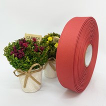 포장 리본 끈 제이제이리본 골직리본40mm 50mm 60컬러 (길이 45M ) 공단리본, 56벽돌색