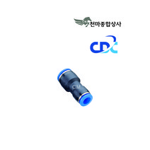 씨디씨 CDC 첨단 국산 에어 원터치 피팅 휘팅 유공압부속 PG 4mm 6mm 8mm 10mm 12mm 16mm, PG 16-12