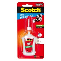 3M 스카치 순간 접착제_젤 4g AD124, 단품