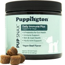 개 소화기 건강을 위한 puppington 11-in-1 개 프로바이오틱스 - 개를 위한 글루코사민 - 고관절 및 관절을 위한 개 관절 보충제 - 개를 위한 피부 및 코트 -