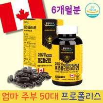 캐나다 슈퍼로얄 프로폴리스 아연 함유 플라보노이드 활성산소 억제 50대 주부 여자 엄마 건강 관리 영양제 체력저하 환절기 영양소 보충 건강기능식품 효도 선물