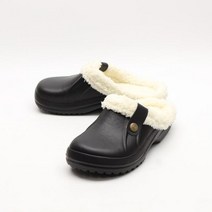 마롱패션 여성 겨울 털 스펀지 슬리퍼 방한 샌들 뮬 블로퍼 마
