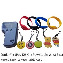 RFID복사기 rfid rfid태그 카드복사기 125KHz EM4305 T5577 RFID 핸드 헬드 복사기 라이터 프로그래머 리더, 10 10