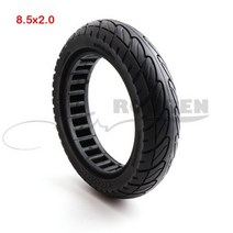 85 인치 85x20 중공 다공성 튜브리스 슈퍼 부드러운 고무 솔리드 타이어 샤오미 M365 스피드 웨이 전기 스쿠터 펑크 방지, 8.5x2.0A