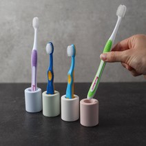 리빙퀸 규조토 칫솔꽂이 1+1, 규조토 칫솔꽂이(화이트 + 그린), 1개