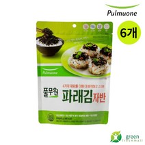 풀무원 파래김자반 65g, 6개