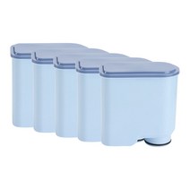 드롱기 Saeco Aquaclean CA6903 / 10/00 01/22 47 용 워터 클린 필터 카트리지 활성탄, 03 5pcs