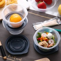 냉동밥 전자렌지용밥보관용기 햇쌀밥 작은 보관용기, 275ml 네이비그레이12p