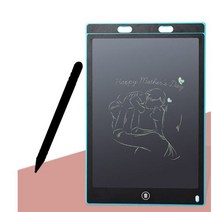 LCD 신형필기 메모패드 8.5인치 전자칠판 전자그림판, LCD신형필기 메모패드12인치-칼라랜덤2개