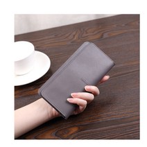 선빛 덴브 가죽 장지갑 지폐 카드