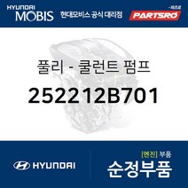 풀리-쿨런트 펌프 (252212B701) 벨로스터 쏘나타LF 아반떼 I30 코나 투싼 현대모비스부품몰