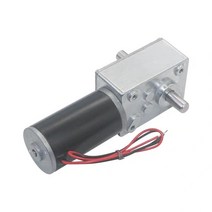 웜기어 감속기 모터 더블 샤프트 31ZY 영구 자석 DC 터빈 웜 기어 모터 12v24V 커튼 기계 빌보드, 10 470rmp_02 24V