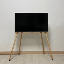 삼성 M5 거치대 27인치 32인치 스마트모니터 우드 스탠드