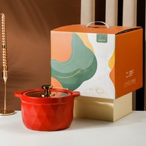 집들이선물 퀄리티 비지니스 이사 기프트 결혼함 길동무 선물하다 남자 여자친구 생일선물 신인이다 들러리 4507450931, 레드 2.5L 노르딕 뚝배기 색동옷