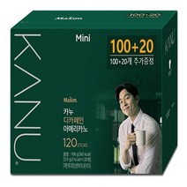카누 디카페인 아메리카노 미니 100T+20T증정, 상세페이지 참조, 상세페이지 참조, 상세페이지 참조, 상세페이지 참조