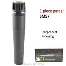 무선핀마이크 무선 마이크 강의용 선생님 수업용 강사용 공연용 SM57 전문 정밀 악기 드럼 기타 앰프 베이스 앰프 스네어 드럼 키트용 MIC SM57, 1 조각 소포