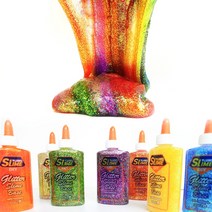 쁠루모 글리터 슬라임 베이스 퍼플, 50개