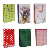 선물쇼핑백 6호 18cm x 8cm x 30cm 50장 디자인 랜덤발송 답례품 돌잔치 결혼식 각종행사 선물포장, 선물쇼핑백 6호 50장 디자인랜덤, 1개