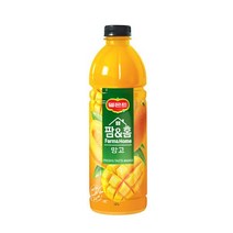 칠성 델몬트 팜앤홈 망고 과일주스 음료수 사무실 탕비실 1.2L 6본 1세트, 49세트