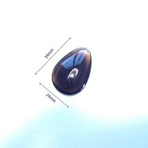 연수정 드롭 나석 smoky quartz